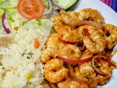 Shrimp Al Mojo de Ajo