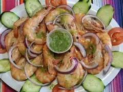 Camarones al Vapor